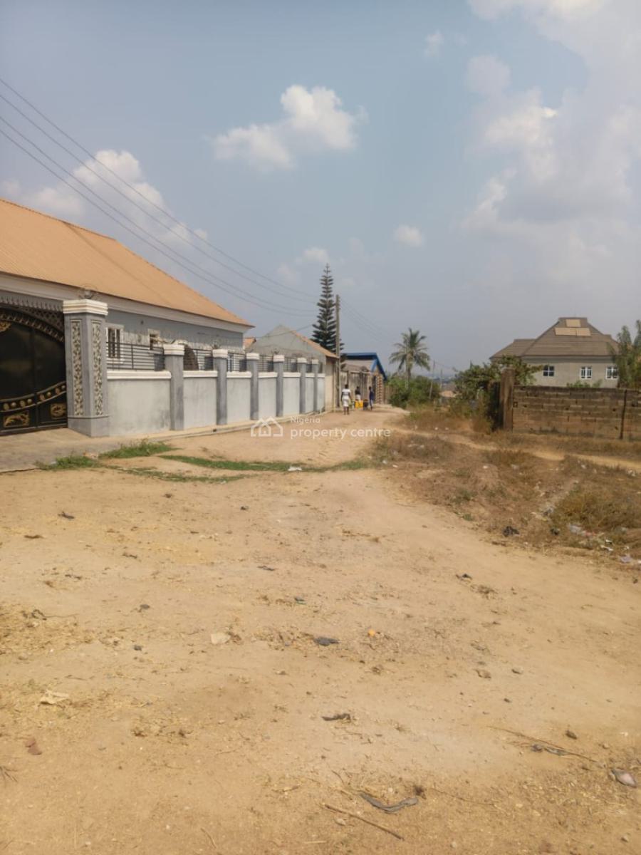Fenced Residential Plot of Land, 2nd Plot to The Elebu Road, Just After Bendel Filling Station, Elebu, Ibadan, Oyo, Land for Sale