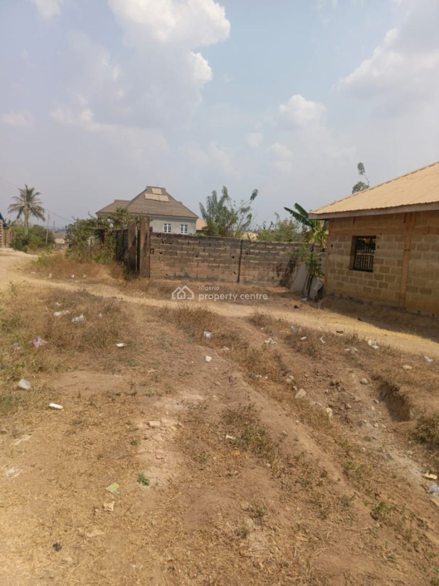 Fenced Residential Plot of Land, 2nd Plot to The Elebu Road, Just After Bendel Filling Station, Elebu, Ibadan, Oyo, Land for Sale