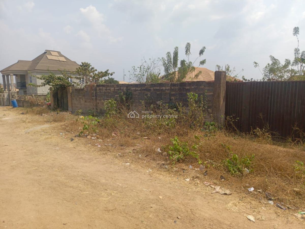 Fenced Residential Plot of Land, 2nd Plot to The Elebu Road, Just After Bendel Filling Station, Elebu, Ibadan, Oyo, Land for Sale