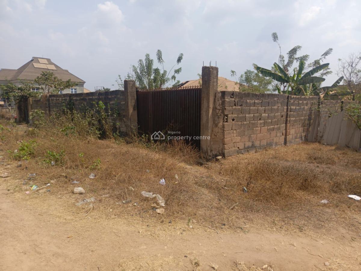 Fenced Residential Plot of Land, 2nd Plot to The Elebu Road, Just After Bendel Filling Station, Elebu, Ibadan, Oyo, Land for Sale