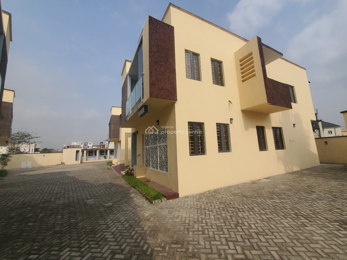 New Built 4-bedroom Duplex with Bq and Swimming Pool, Ajah, Lagos, Semi-detached Duplex for Rent