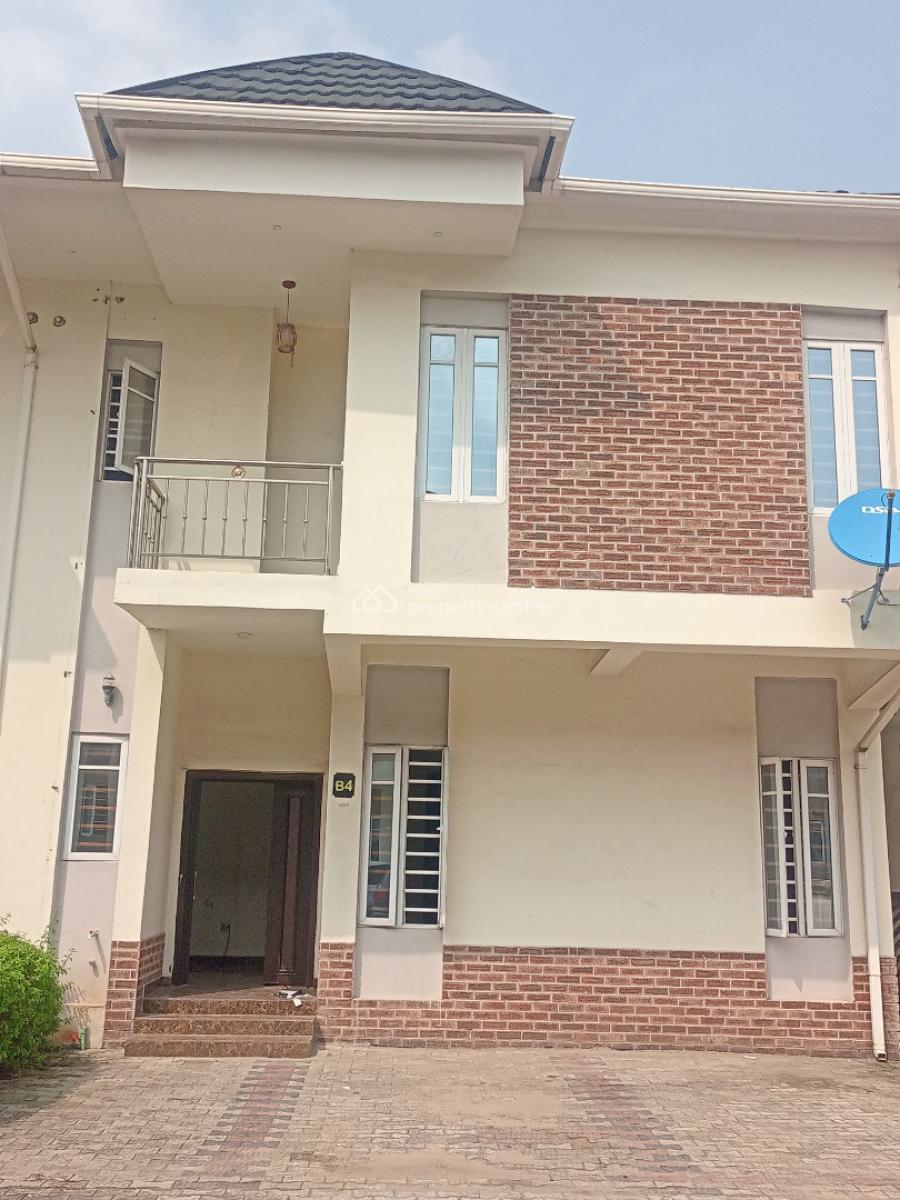 4 Bedroom Semi Detached Duplex with Bq, Off Mobil Road, Ikota, Lekki, Lagos, Flat / Apartment for Rent