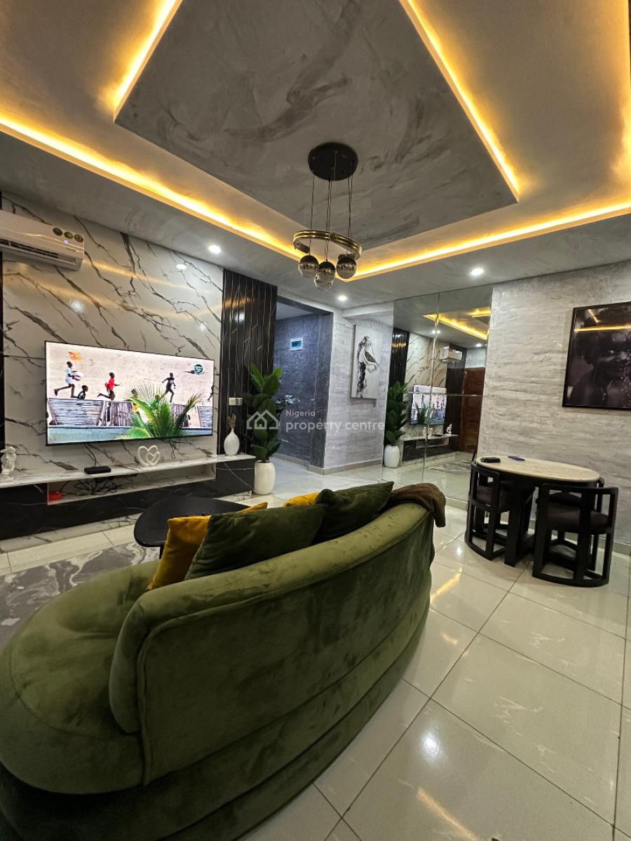 Luxury 1 Bedroom Apartment with Pool, Smart Lock and Elevator, Ikate, Lekki, Lagos, Flat / Apartment Short Let
