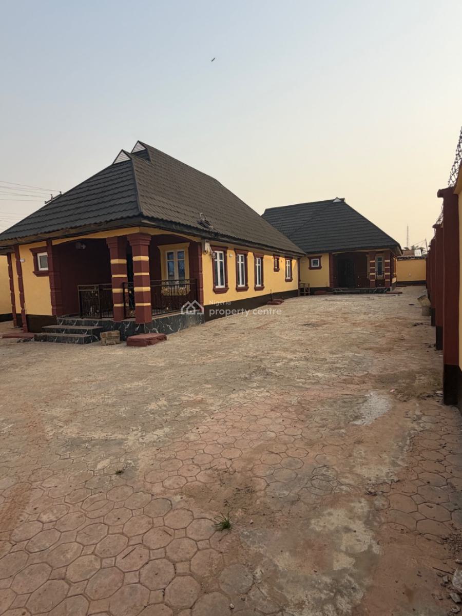 Newly Built Two (2) Bedroom Bungalow, Campbell Estate, Matogun Road, Agbado, Oke-aro, Ogun, Detached Bungalow for Rent