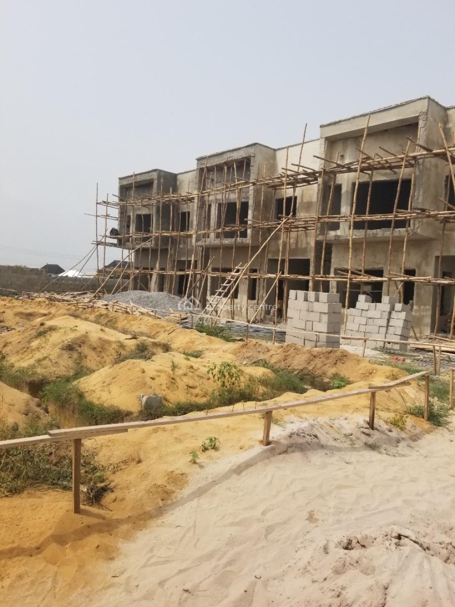 Luxury 3 Bedroom Terrace Duplex with Bq, Bogije, Ibeju Lekki, Lagos, Terraced Duplex for Sale