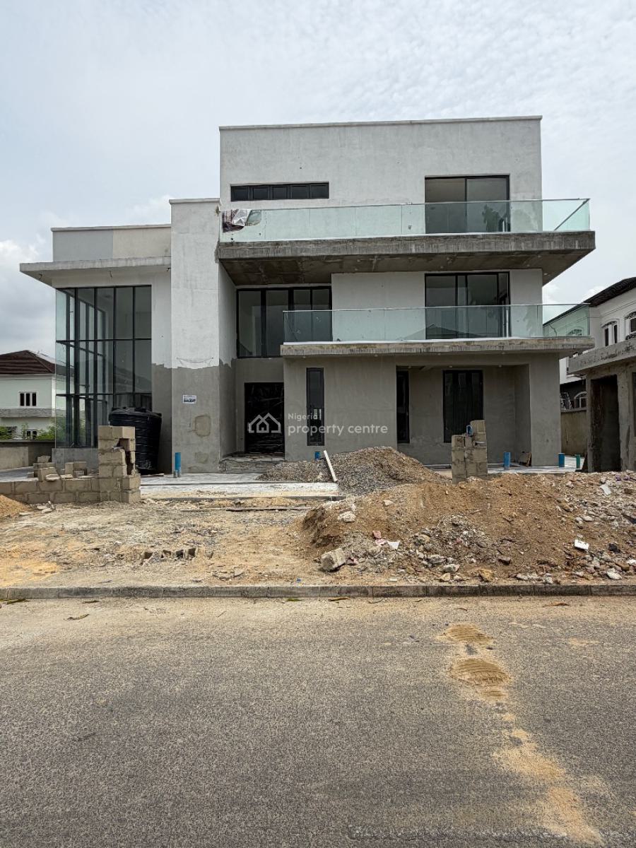 Spacious 5bedroom Detached House with Elevator and Pool, Royal Garden Estate, Ajah, Lagos, Detached Duplex for Sale