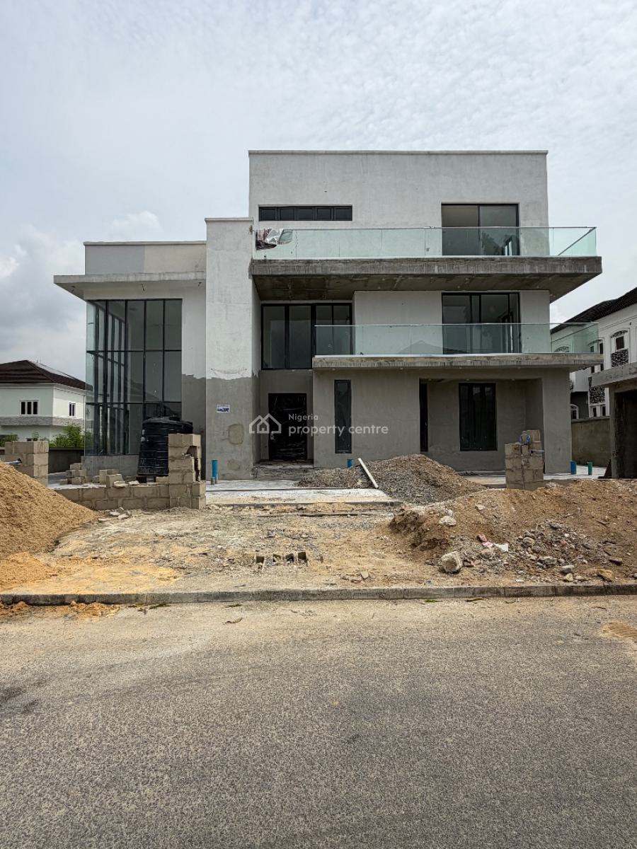 Spacious 5bedroom Detached House with Elevator and Pool, Royal Garden Estate, Ajah, Lagos, Detached Duplex for Sale