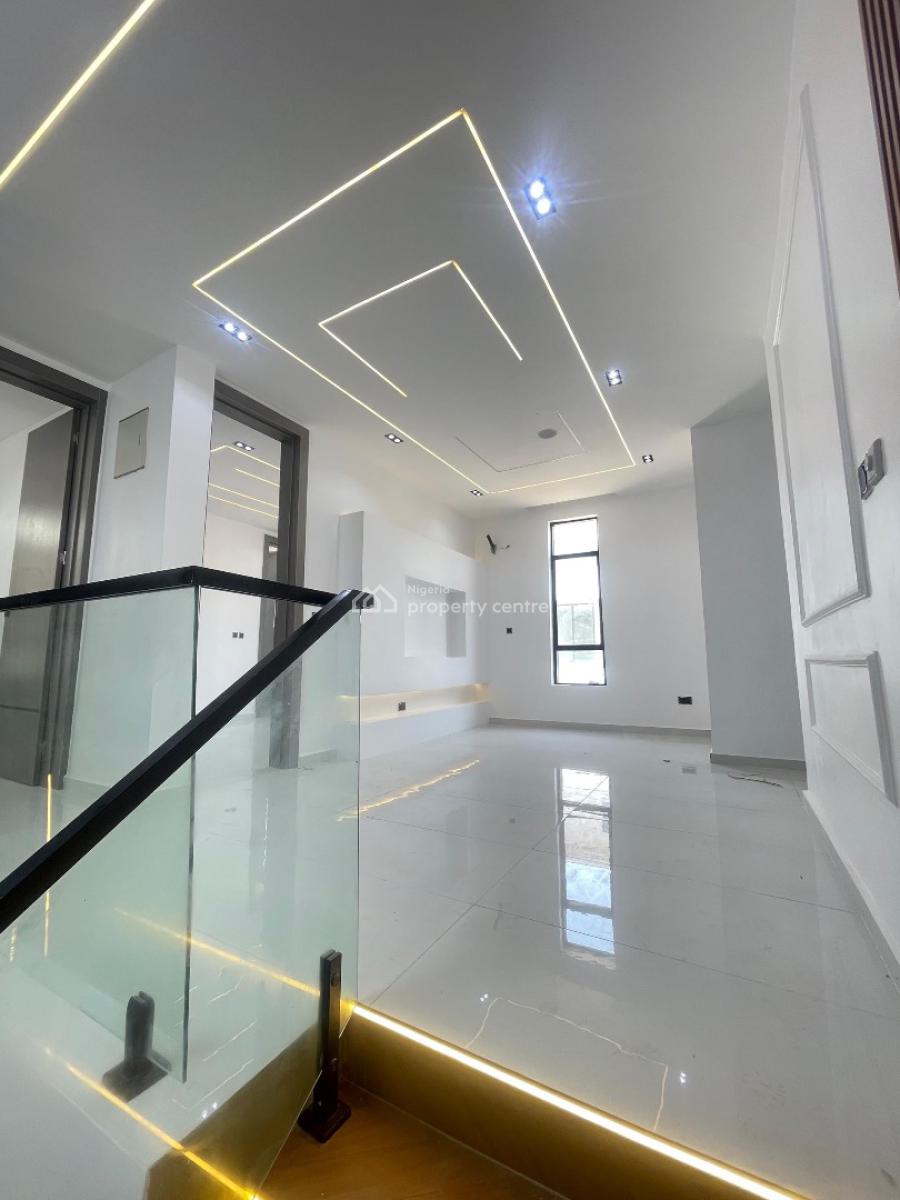 Exquisite 5 Bedroom Fully Detached Duplex with Bq and Pool, Chevron, Lekki, Lagos, Detached Duplex for Sale