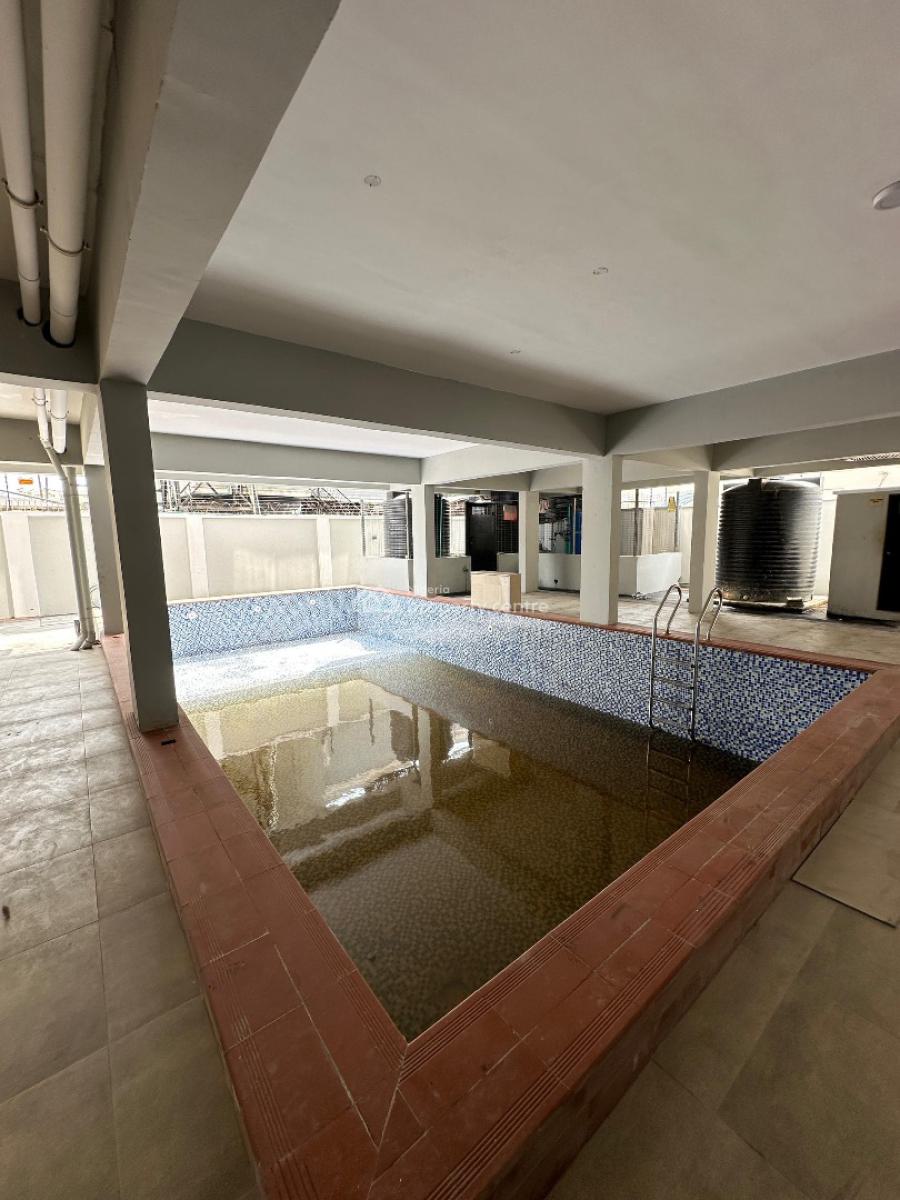 Spacious 3 Bedroom Apartment with Bq, Elevator, Pool, Gym and Acs, Lekki Phase 1, Lekki, Lagos, Flat / Apartment for Sale
