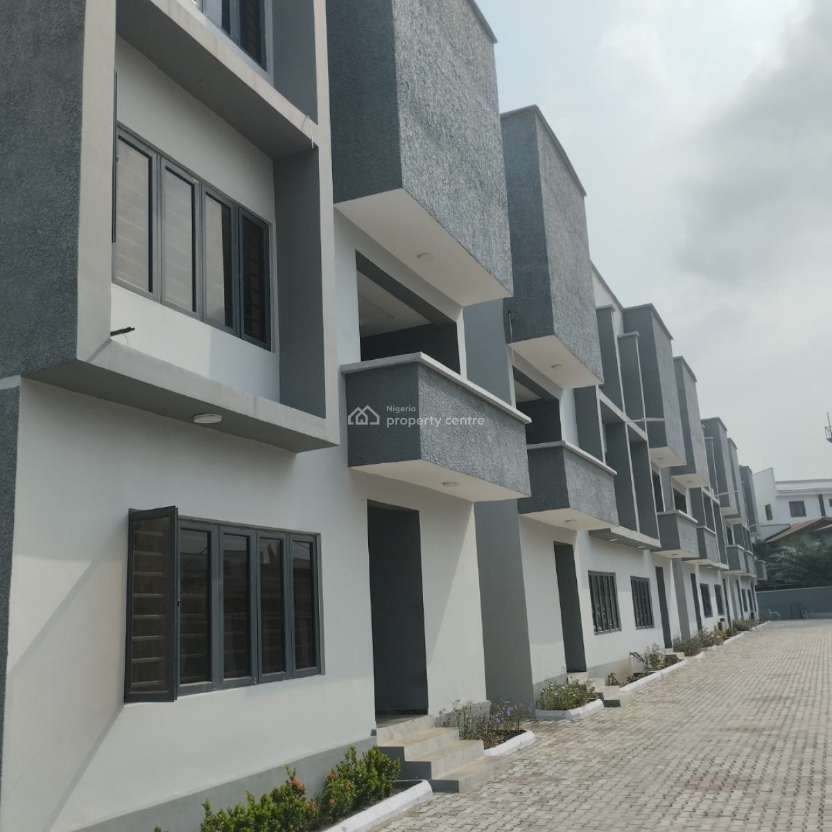 Brand New 4 Bedroom Terrace with Bq, Spg Road Ologolo, Lekki, Lagos, Terraced Duplex for Rent