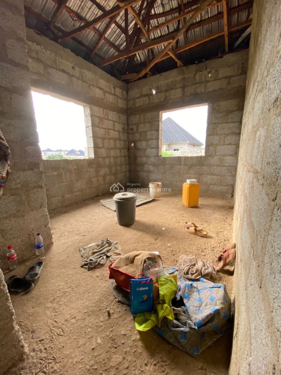 Carcass 3 Bungalow in Already Developed Estate, Behind Amac Market, Fha (f.h.a), Lugbe District, Abuja, Detached Bungalow for Sale