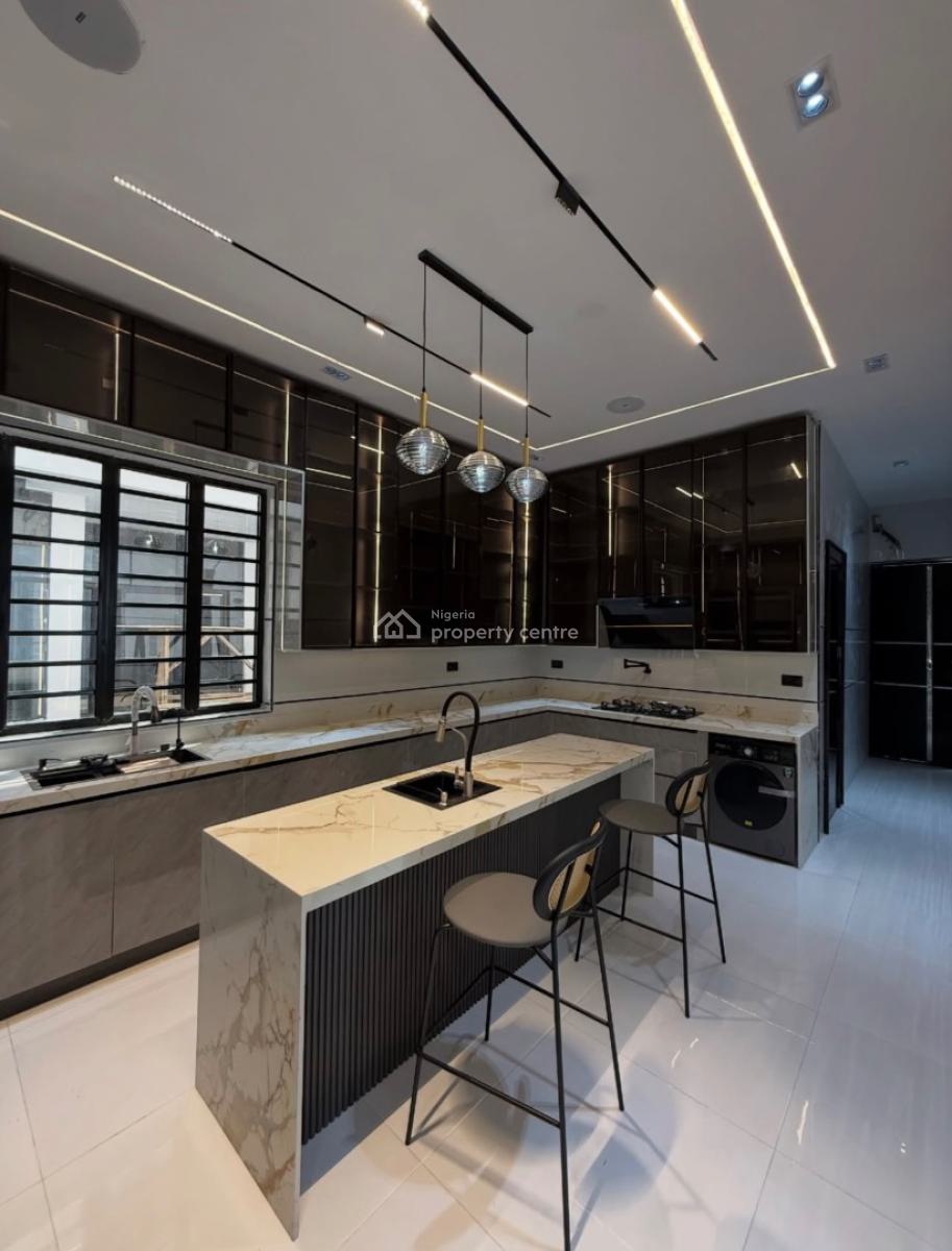 Luxury 5 Bedroom Fully Detached Duplex with Cinema Pool/, Chevron, Lekki, Lagos, Detached Duplex for Rent