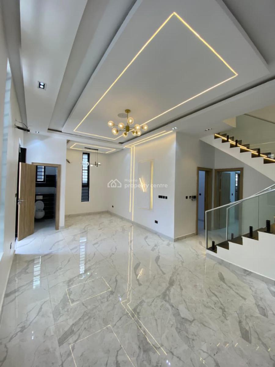 Luxury 4 Bedroom Fully Detached Duplex with Bq ., Chevron , Lekki, Lekki Phase 2, Lekki, Lagos, Semi-detached Duplex for Sale