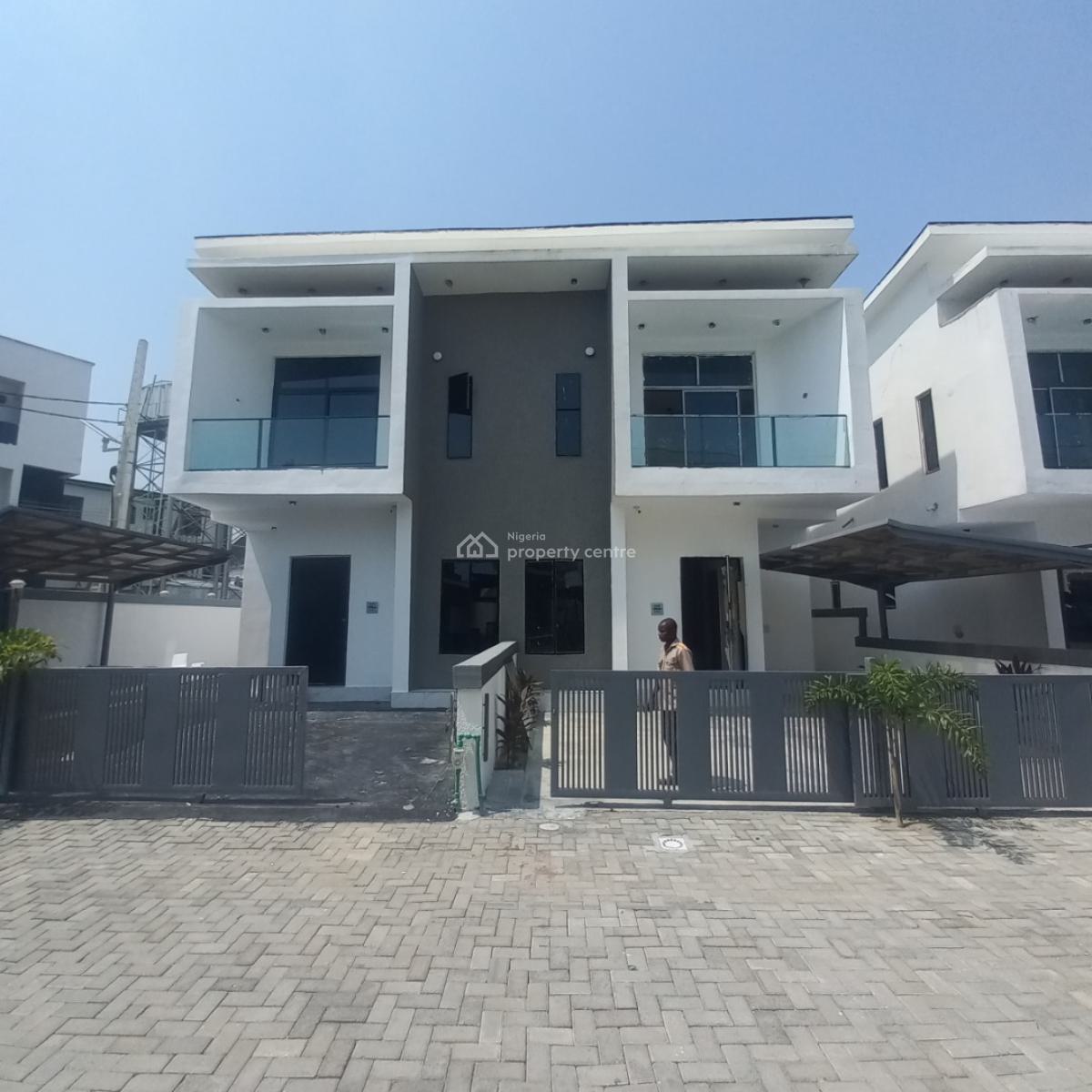 Newly Built 4 Bedroom Semi-detached Duplex with Bq, Chevron Toll Gate,orchid Road, Lekki, Lagos, Semi-detached Duplex for Sale
