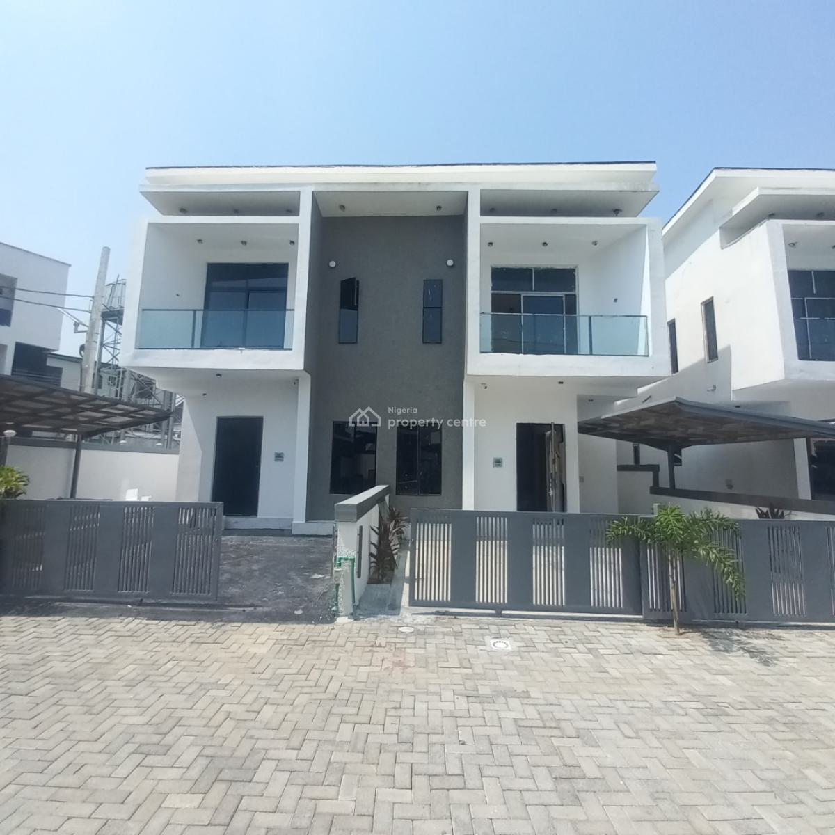 Newly Built 4 Bedroom Semi-detached Duplex with Bq, Chevron Toll Gate,orchid Road, Lekki, Lagos, Semi-detached Duplex for Sale