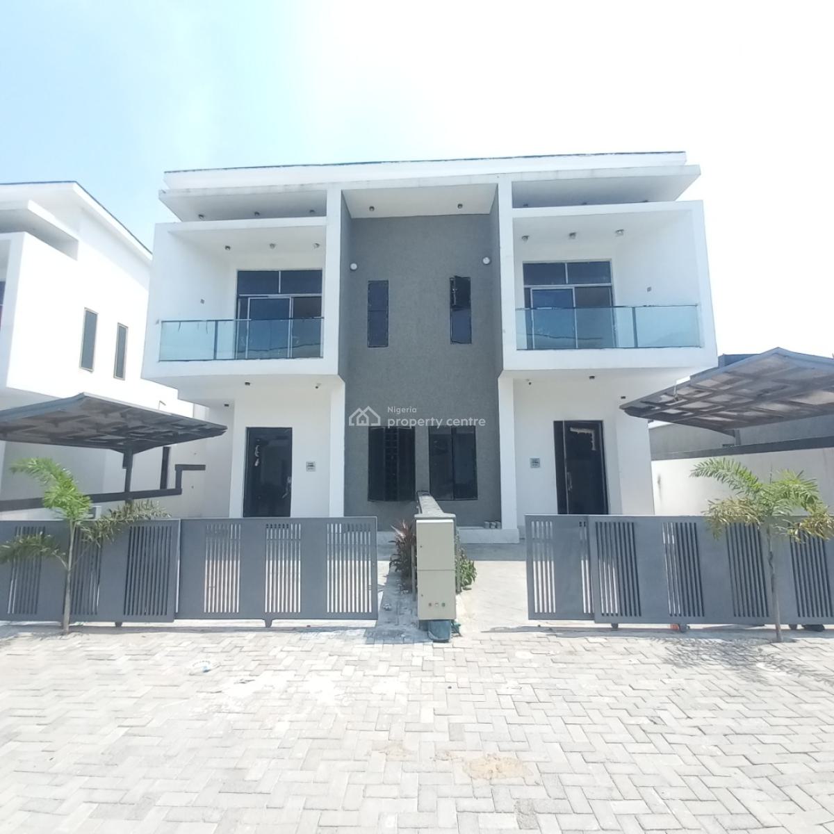 4 Bedroom Semi-detached, Chevron Toll Gate, Orchid Road, Lekki, Lagos, Semi-detached Duplex for Rent