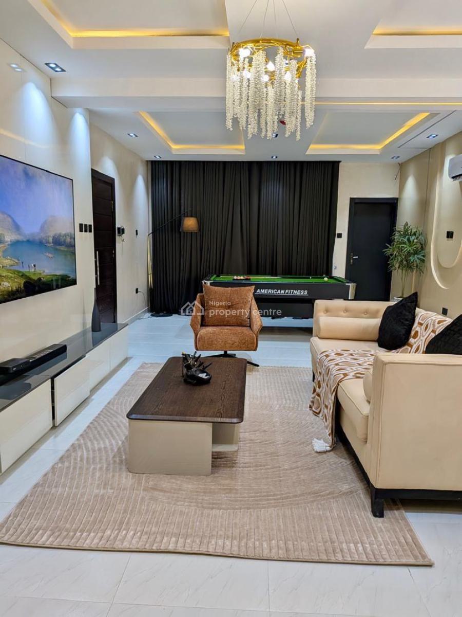 Luxury 2 Bedroom with Pool, Gym, Ps5, Snooker/table Tennis, Balcony Vi, Lekki Phase 1, Lekki, Lagos, Flat / Apartment Short Let