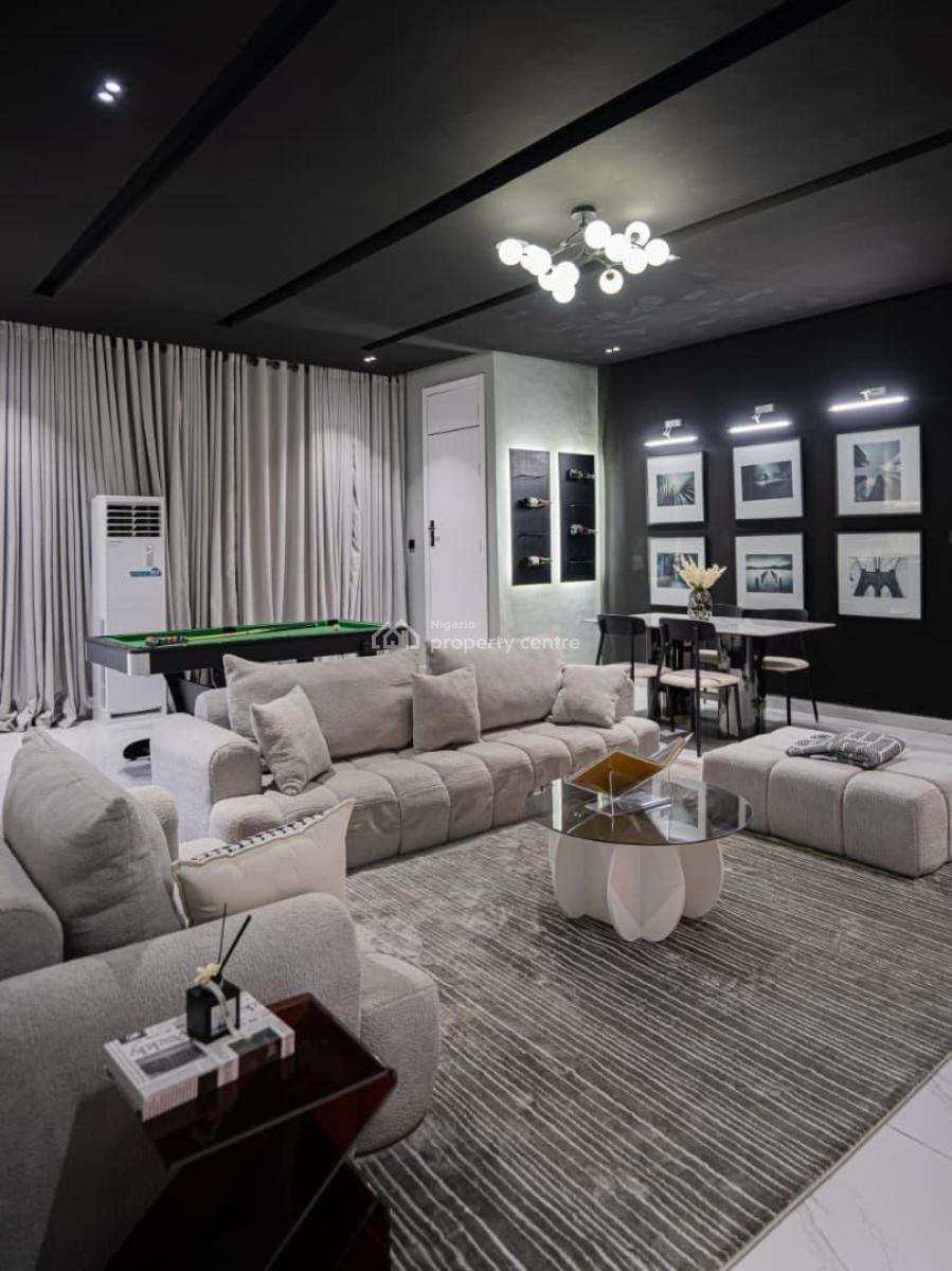 Luxury 3 Bedroom with Pool, Gym, Ps5, Snooker/table Tennis, Balcony Vi, Lekki Phase 1, Lekki, Lagos, Flat / Apartment Short Let