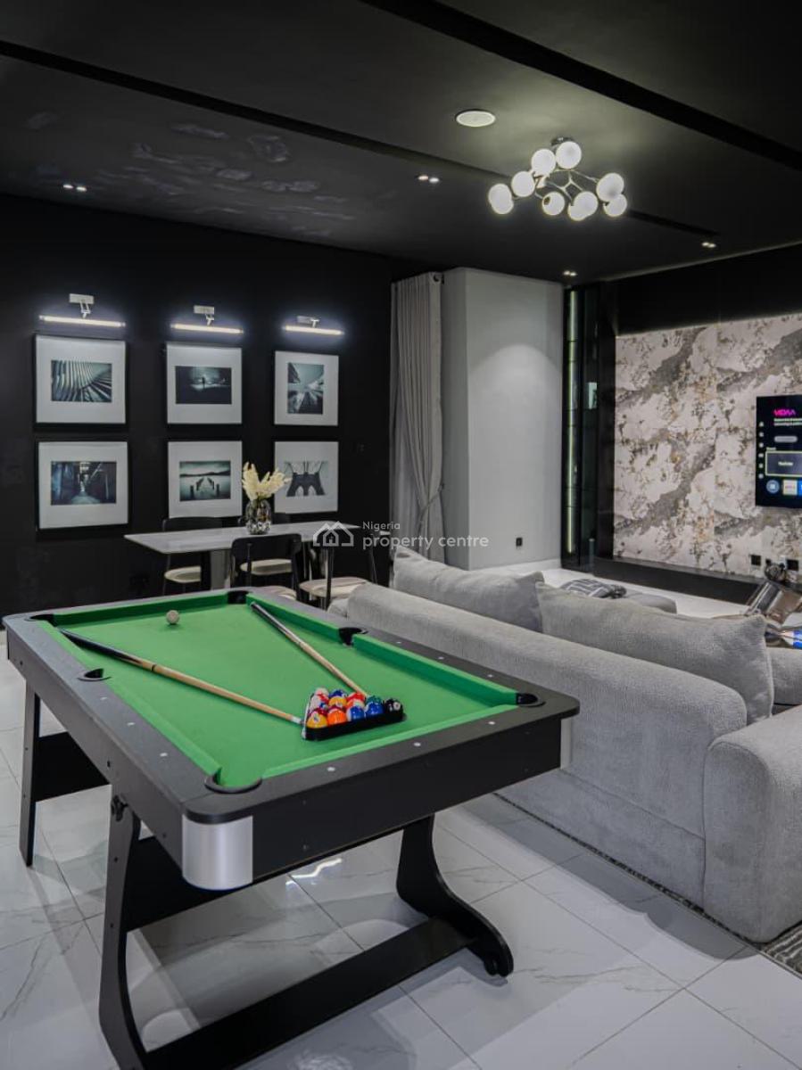 Luxury 3 Bedroom with Pool, Gym, Ps5, Snooker/table Tennis, Balcony Vi, Lekki Phase 1, Lekki, Lagos, Flat / Apartment Short Let