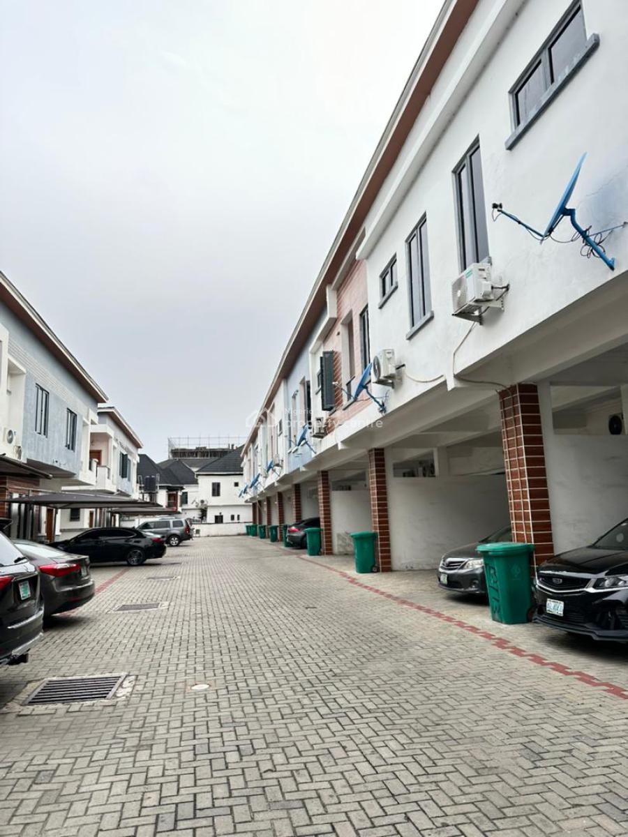 Fully Serviced 4 Bedroom Terrace Duplex, Chevron Drive, Lekki, Lagos, Terraced Duplex for Rent