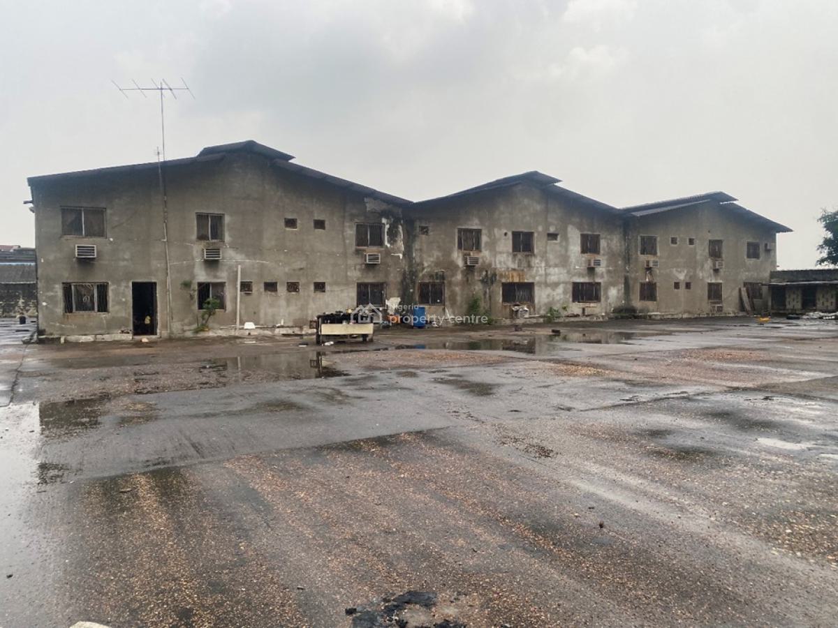Prime 3-bay Warehouse on 17,449sqm Fenced & Gated Land, Lagos - Badagry Expressway, Ojo, Lagos, Warehouse for Sale