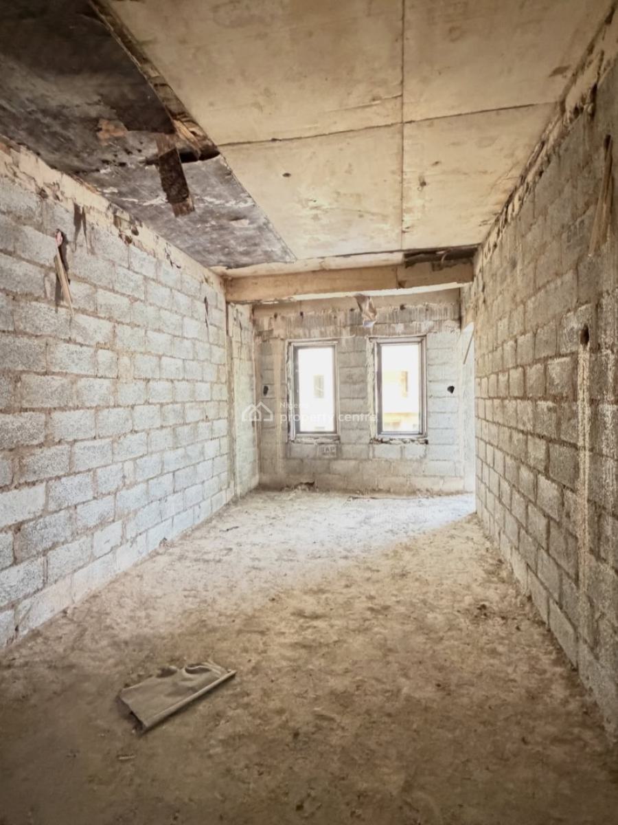 4 Bedroom Terrace  Semi Finished Bq, Gaduwa, Abuja, Terraced Duplex for Sale