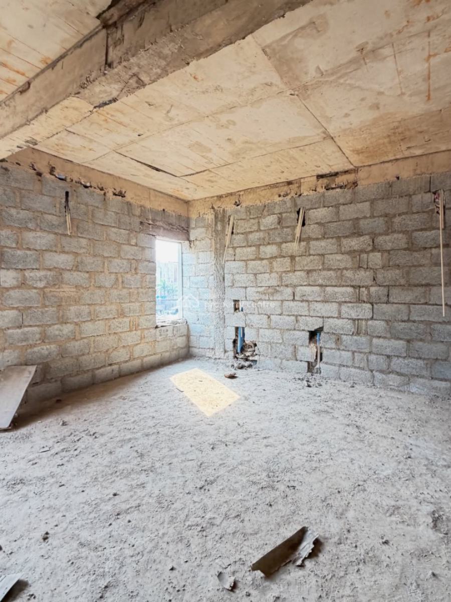 4 Bedroom Terrace  Semi Finished Bq, Gaduwa, Abuja, Terraced Duplex for Sale