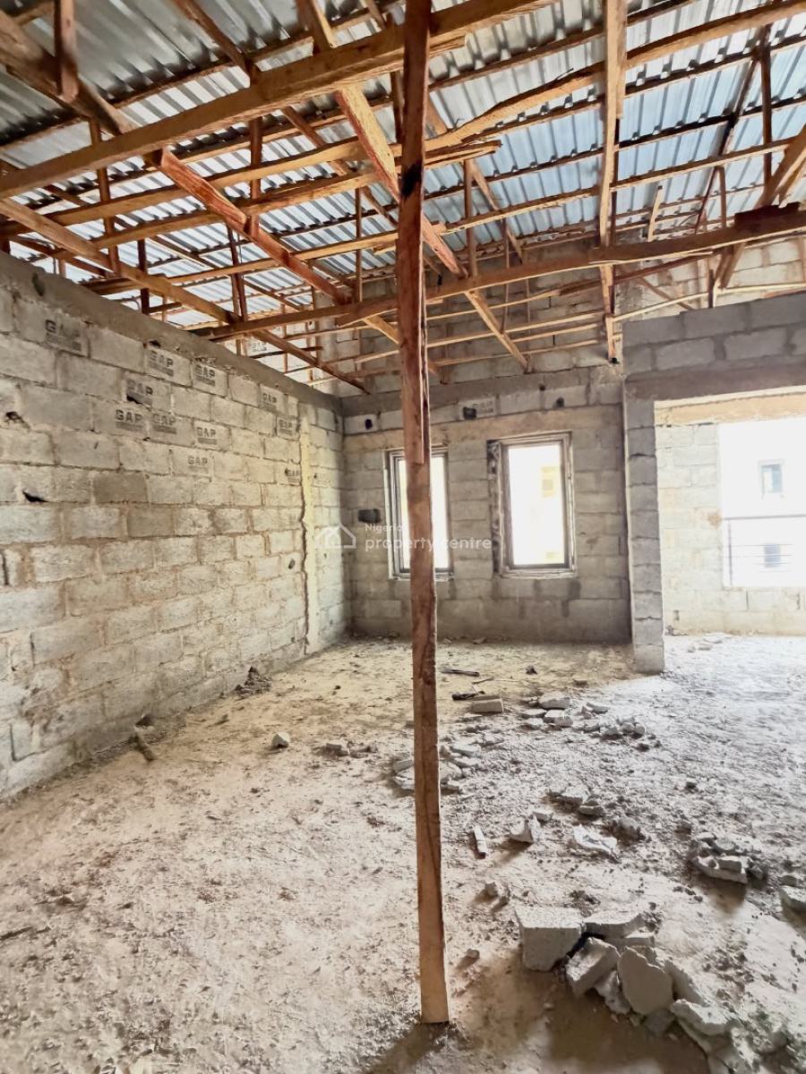 4 Bedroom Terrace  Semi Finished Bq, Gaduwa, Abuja, Terraced Duplex for Sale