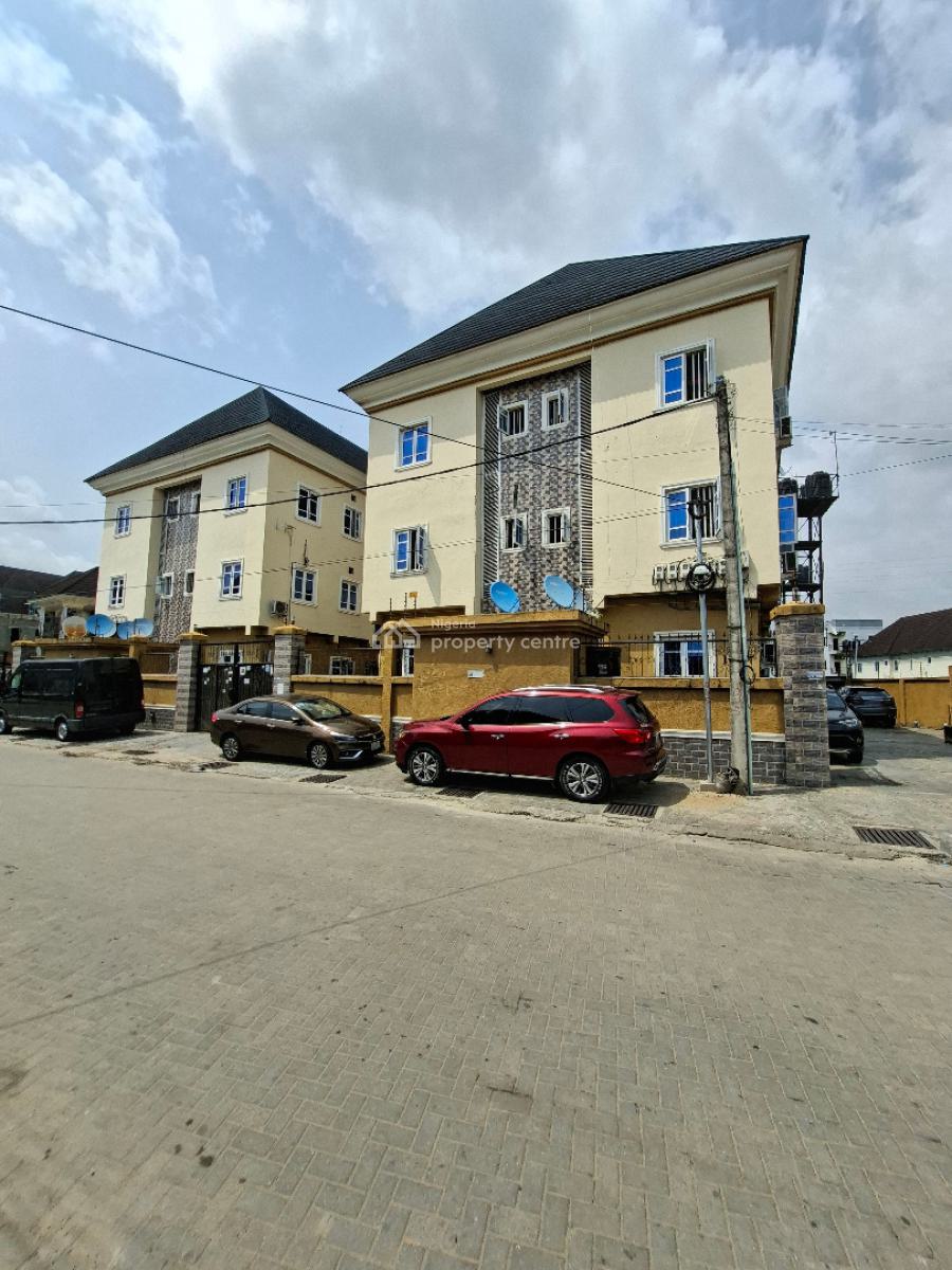 Recently Built Block of 12flats on 2plots  in an Estate, Victory Estate, Ago Palace, Isolo, Lagos, Block of Flats for Sale