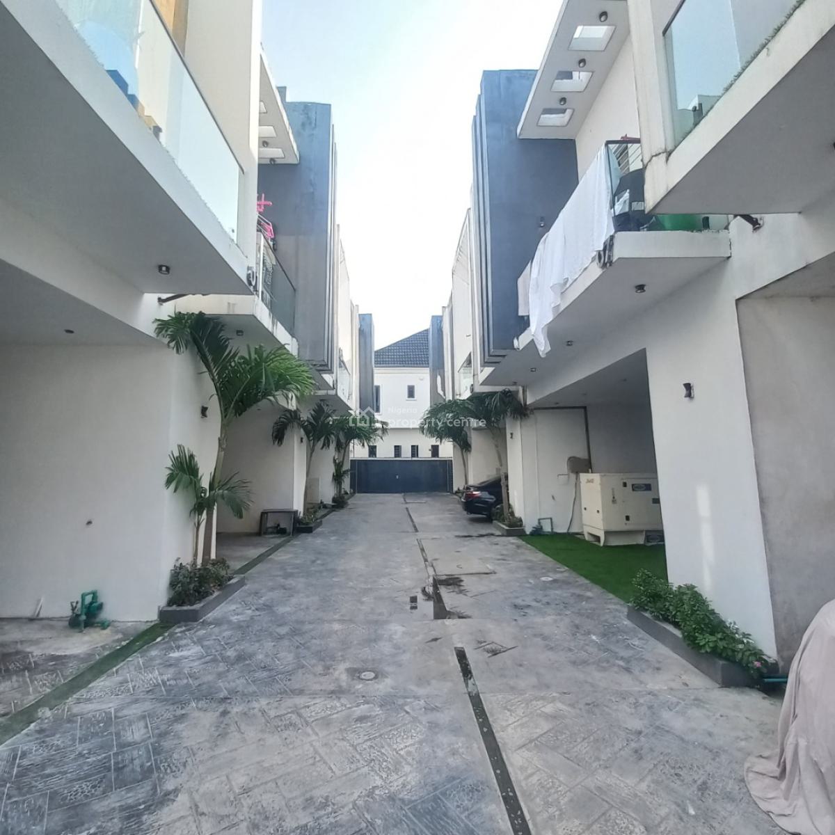 Furnished Luxury 4 Bedroom Terrace Duplex with Pool, Chevron Toll Gate,orchid Road, Lekki, Lagos, Terraced Duplex for Sale