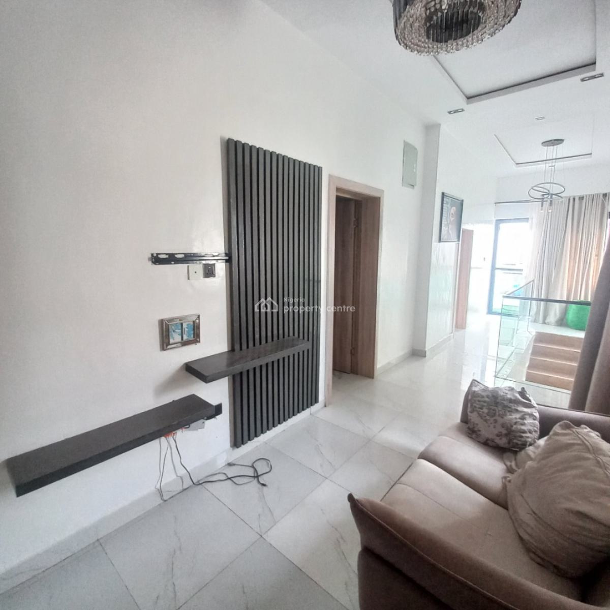 Furnished Luxury 4 Bedroom Terrace Duplex with Pool, Chevron Toll Gate,orchid Road, Lekki, Lagos, Terraced Duplex for Sale