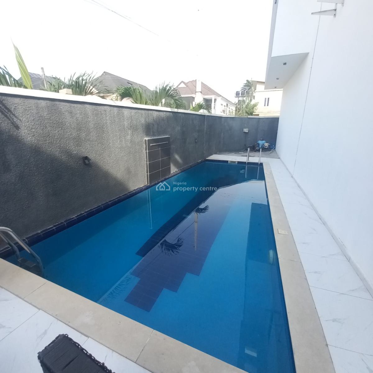 Furnished Luxury 4 Bedroom Terrace Duplex with Pool, Chevron Toll Gate,orchid Road, Lekki, Lagos, Terraced Duplex for Sale