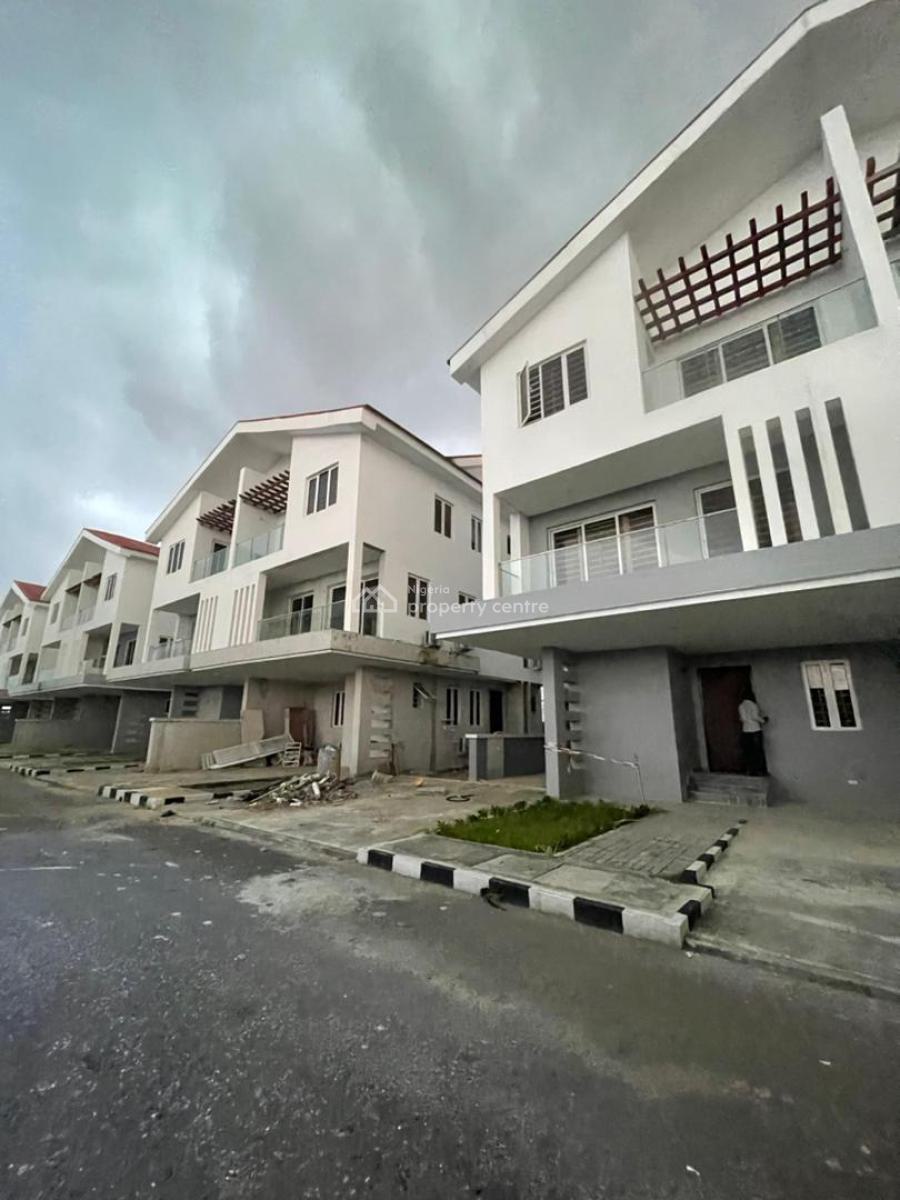 Luxurious 4 Bedroom Terrace Duplex with Bq, Chevron Drive, Lekki Phase 2, Lekki, Lagos, Terraced Duplex for Rent
