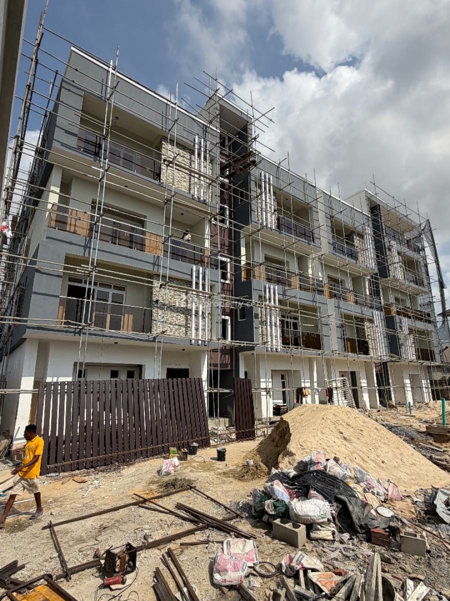 Newly Built 2 Bedroom Maisonette Duplex with Bq, Lekki Phase 1, Lekki, Lagos, Block of Flats for Sale