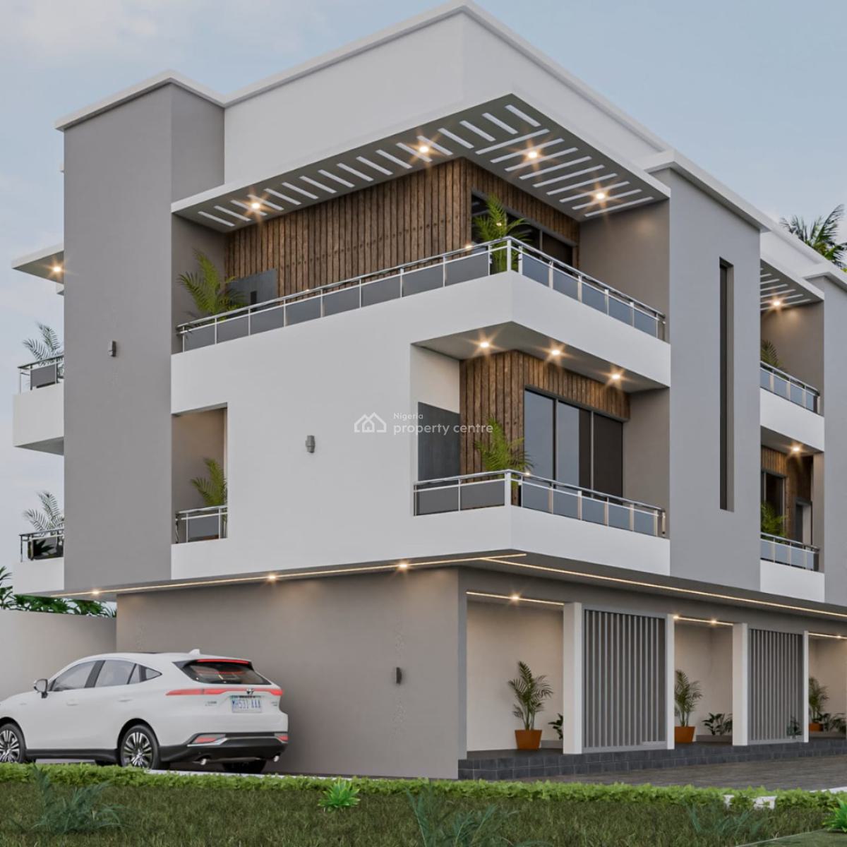 Pre-finished 4 Bedroom Semidetached Terrace Duplex, Gwarinpa, Abuja, Terraced Duplex for Sale