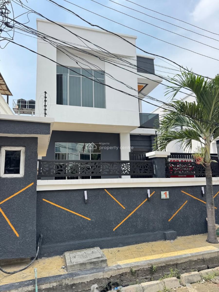 Five Bedrooms Detached Duplex with Inverter, Osapa, Lekki, Lagos, Detached Duplex for Sale