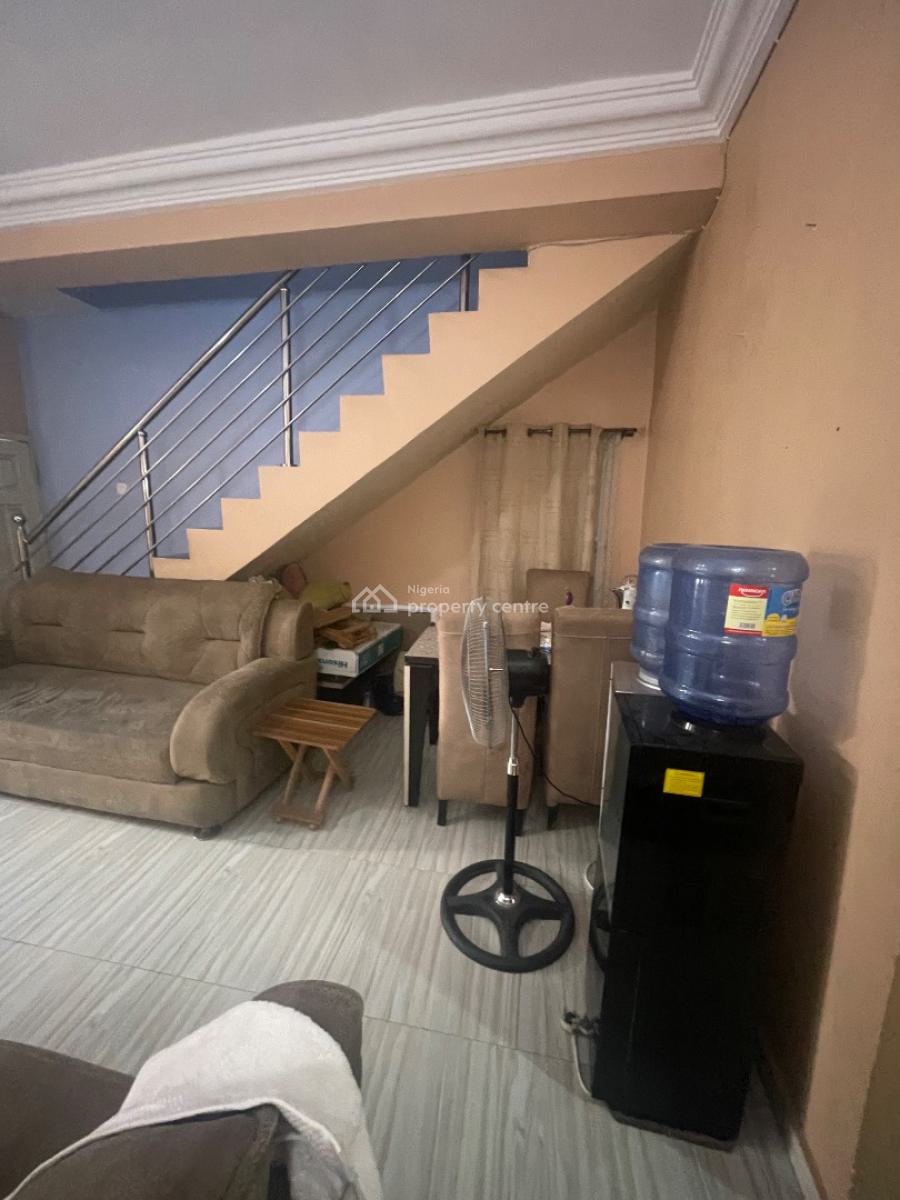 Distress 3 Bedroom Semi Detached Duplex, Located Inside an Estate,good Road,personal Compound, Sangotedo, Ajah, Lagos, Semi-detached Duplex for Sale