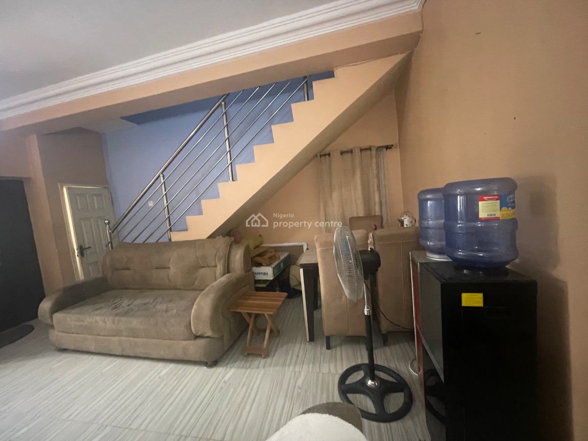 Distress 3 Bedroom Semi Detached Duplex, Located Inside an Estate,good Road,personal Compound, Sangotedo, Ajah, Lagos, Semi-detached Duplex for Sale