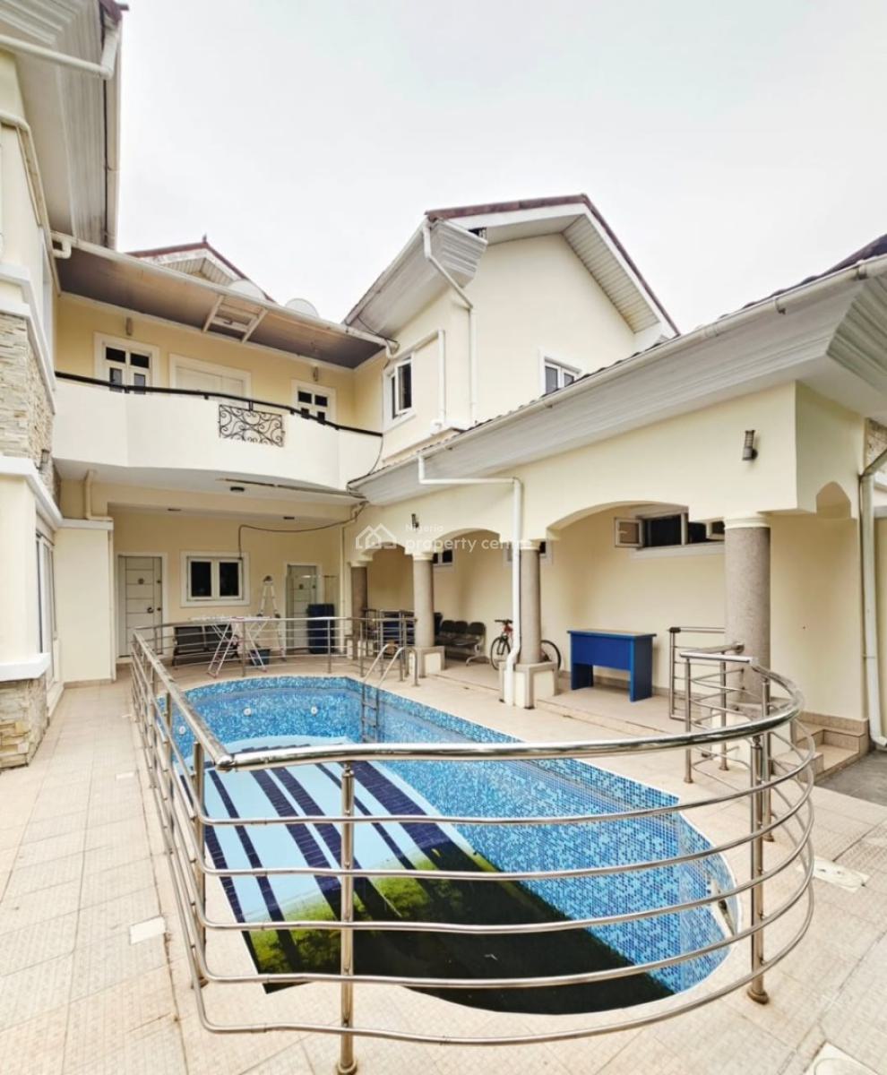 5 Bed Fully Furnished with  Swimming  Pool  Fully Fitted Kitchen, Royal Garden  Estate Ajah Lagos., Ajah, Lagos, Detached Duplex for Sale