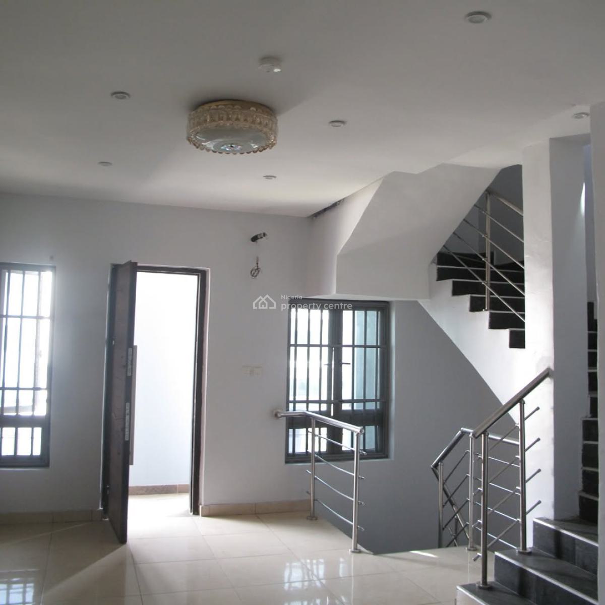 Beautiful Spacious Serviced 4bedrooms Terrace Duplex with Bq, Hi-life Estate, Ogombo Road, Abraham Adesanya Traffic, Ajah, Lagos, Terraced Duplex for Rent