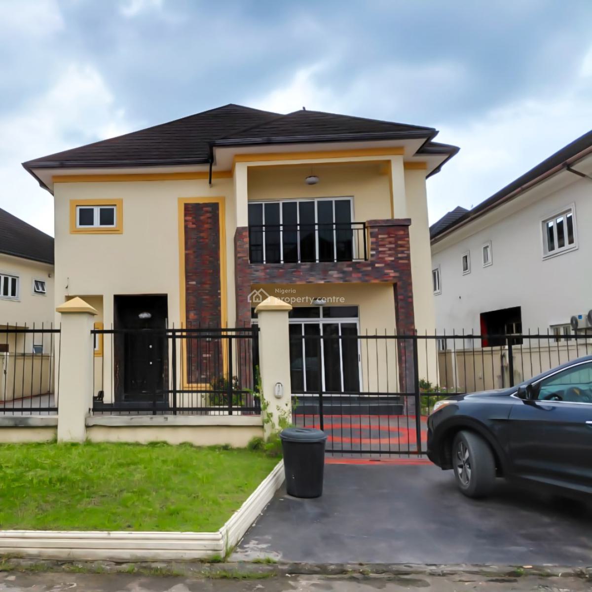4 Bedroom Duplex with 2 Rooms Bq in a Secure Estate with 24hrs Light, Peter Odili Road, Golf Estate, Trans Amadi, Port Harcourt, Rivers, Detached Duplex for Rent
