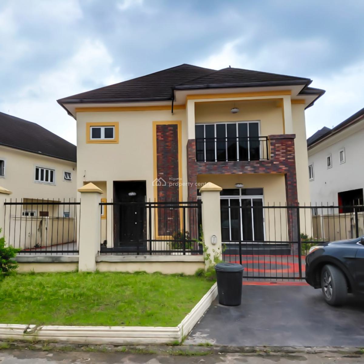 4 Bedroom Duplex with 2 Rooms Bq in a Secure Estate with 24hrs Light, Peter Odili Road, Golf Estate, Trans Amadi, Port Harcourt, Rivers, Detached Duplex for Rent