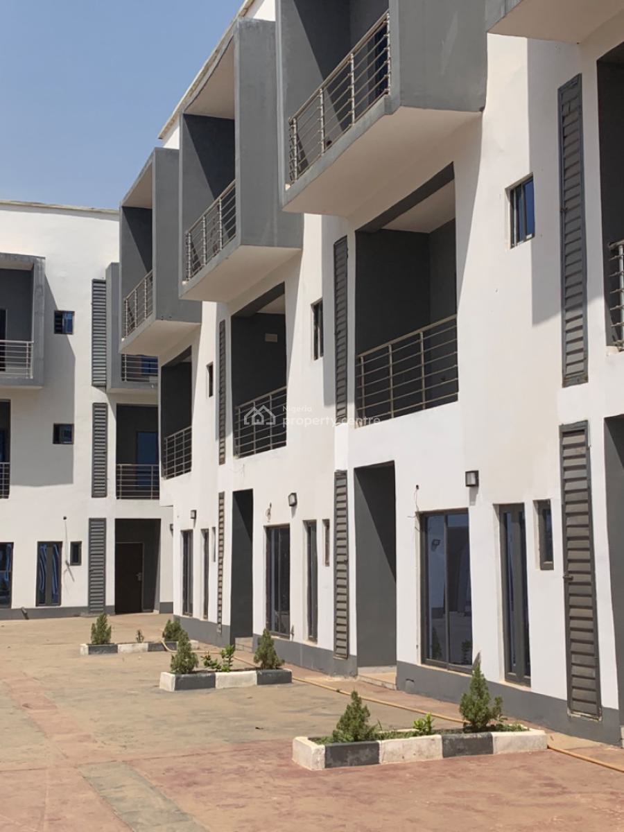 Newly Built 4 Bedroom Terraced Duplex with Bq, Gaduwa, Abuja, Terraced Duplex for Rent
