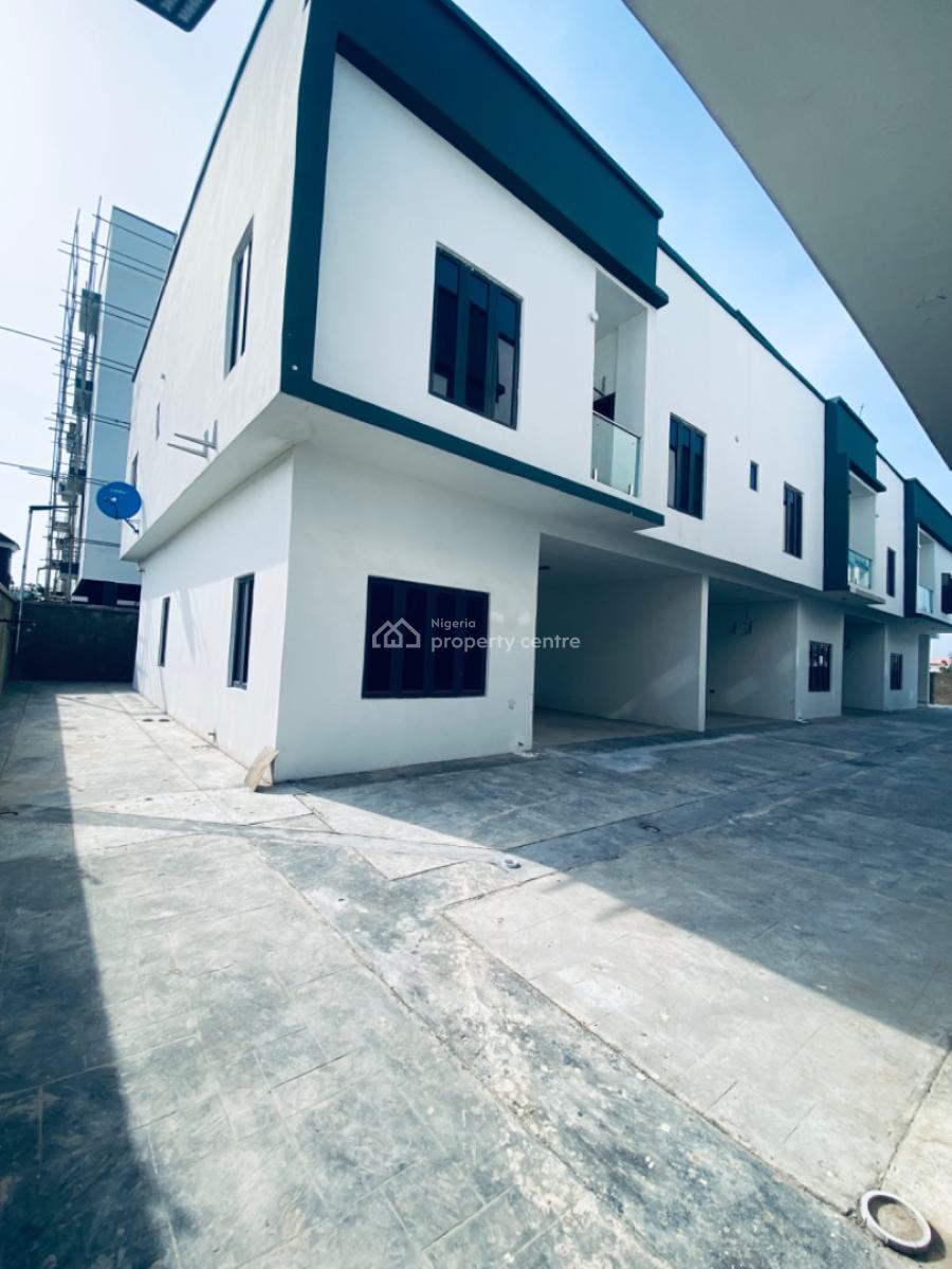 Bran New 4 Bedrooms Terrace Duplex and All Rooms Are Upstairs, Gated Estate Orchid Lekki, Lekki Phase 2, Lekki, Lagos, Terraced Duplex for Rent
