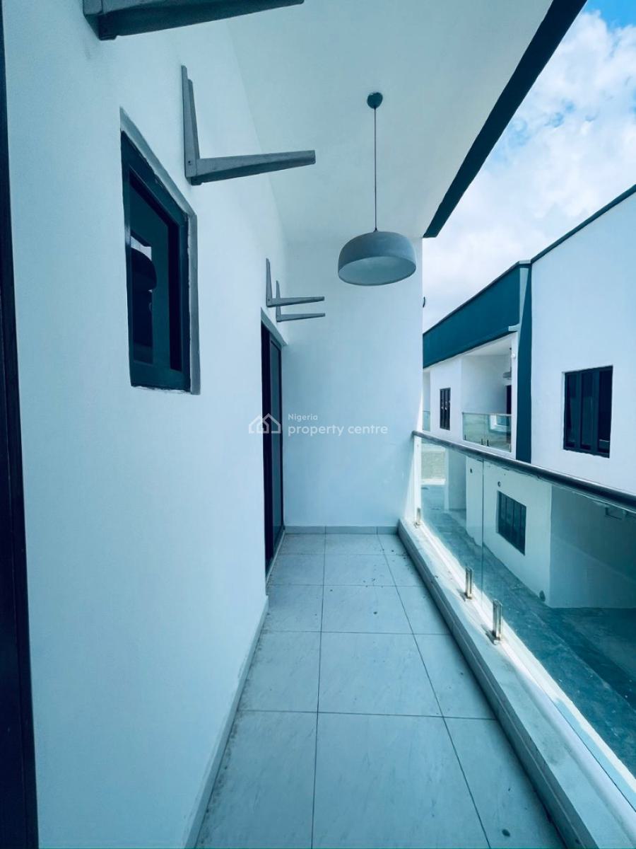 Bran New 4 Bedrooms Terrace Duplex and All Rooms Are Upstairs, Gated Estate Orchid Lekki, Lekki Phase 2, Lekki, Lagos, Terraced Duplex for Rent