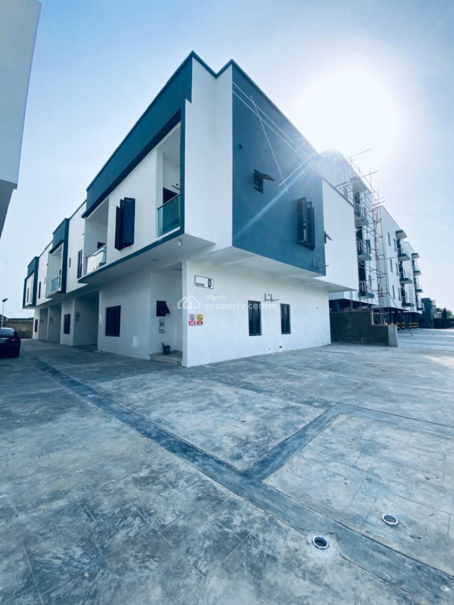 Bran New 4 Bedrooms Terrace Duplex and All Rooms Are Upstairs, Gated Estate Orchid Lekki, Lekki Phase 2, Lekki, Lagos, Terraced Duplex for Rent