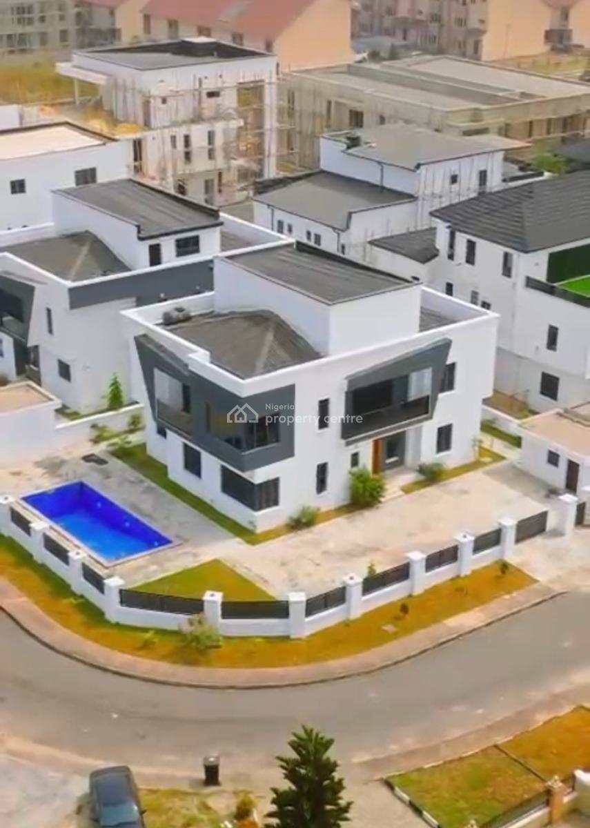 Smart *4-bedroom Detached Duplex* with 2 Rooms Bq., Royal Garden Estate Ajah Lagos., Ajah, Lagos, Detached Duplex for Sale