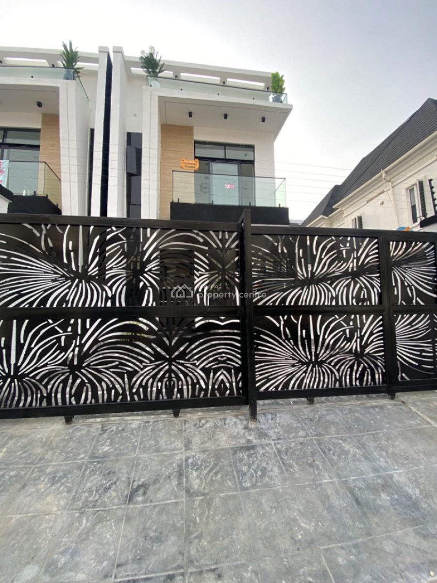 Bran New Contemporary 4 Bedrooms Semi Detached Duplex with Bq, Orchid Road, Lekki Phase 2, Lekki, Lagos, Semi-detached Duplex for Rent