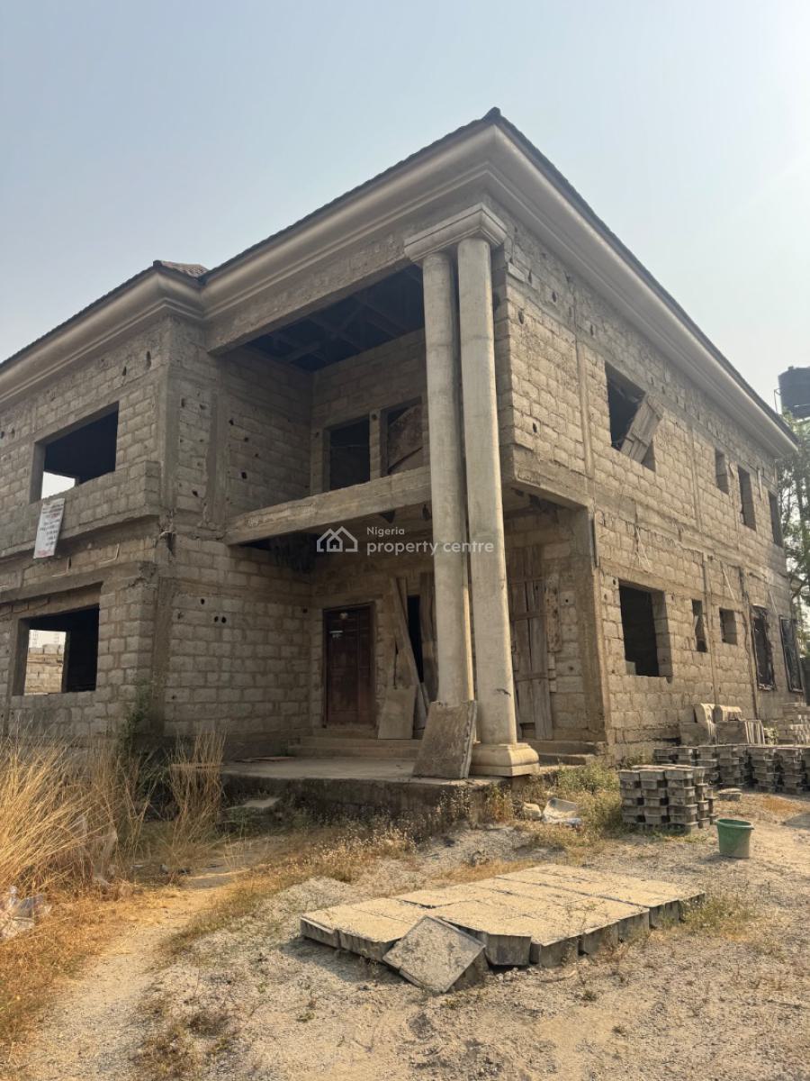 4 Bedroom Duplex Carcass + Carcass with 2 Sitting Rooms, Goshen Estate, Lugbe District, Abuja, Detached Bungalow for Sale