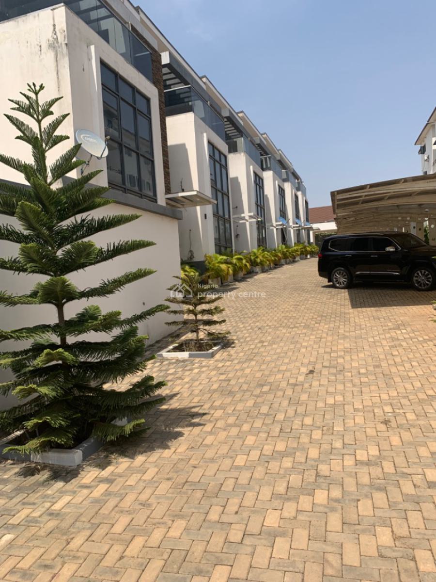 Newly Built and Furnished 5 Bedroom 5 Bedroom Terraced Duplex with Bq, Apo Dutse District, Abuja, Apo, Abuja, Terraced Duplex for Rent